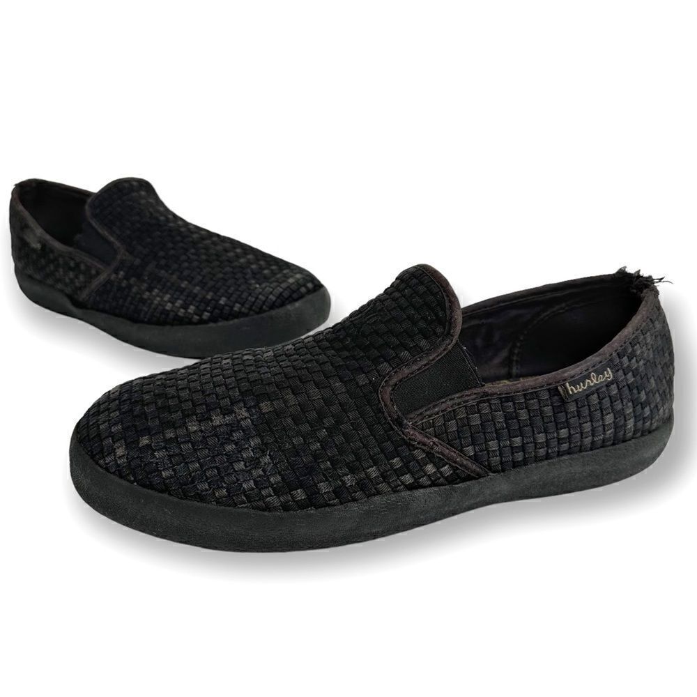 Hurley Surf Woven Black Slip On Vintage Shoes
Dia De Los Hurley Size 9.5